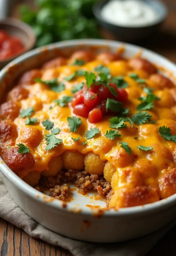 30+ Taco Tater Tot Casserole Recipes the Whole Family Will Love 1 30+ Taco Tater Tot Casserole Recipes the Whole Family Will Love - 1. Classic Taco Tater Tot Casserole