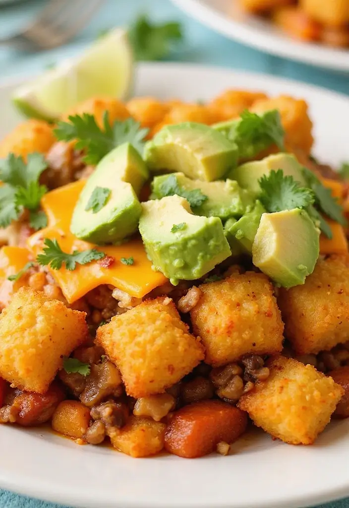 30+ Taco Tater Tot Casserole Recipes the Whole Family Will Love 92 30+ Taco Tater Tot Casserole Recipes the Whole Family Will Love - 14. Taco Tater Tot Casserole with Sweet Potatoes