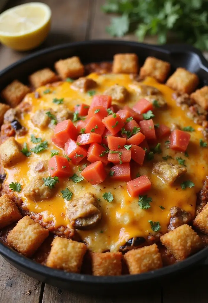 30+ Taco Tater Tot Casserole Recipes the Whole Family Will Love 155 30+ Taco Tater Tot Casserole Recipes the Whole Family Will Love - 23. Taco Tater Tot Casserole with Eggplant