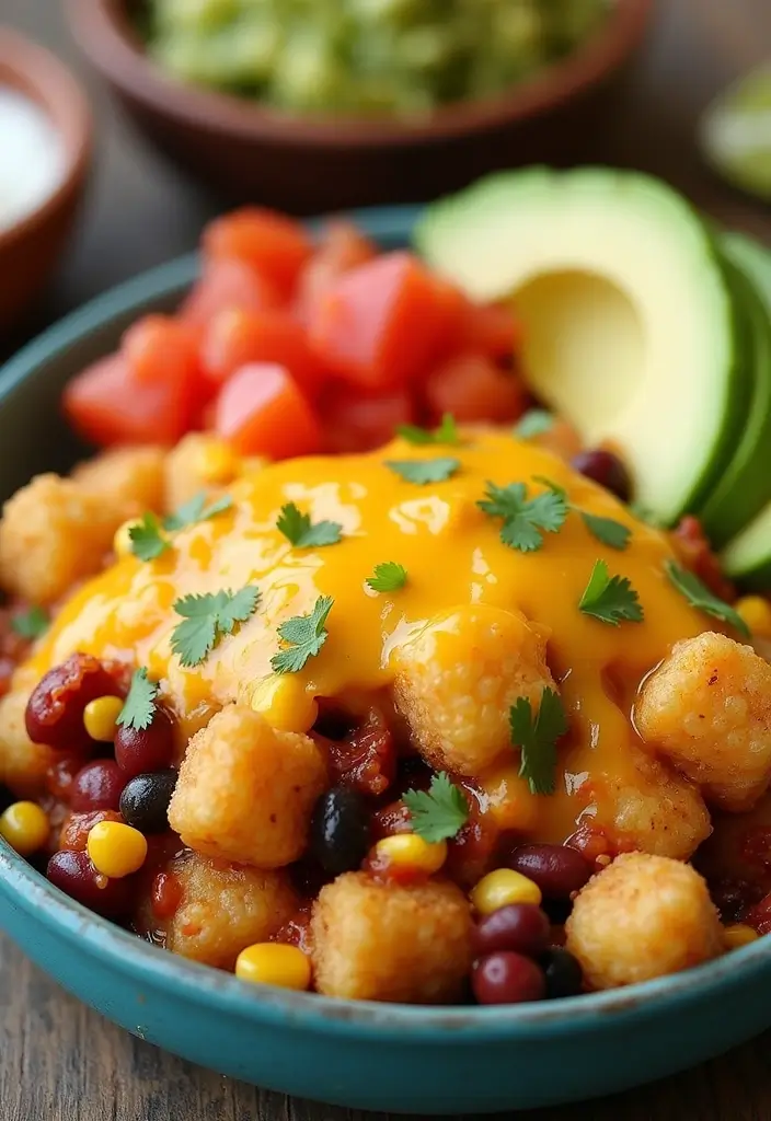 30+ Taco Tater Tot Casserole Recipes the Whole Family Will Love 15 30+ Taco Tater Tot Casserole Recipes the Whole Family Will Love - 3. Vegetarian Taco Tater Tot Casserole