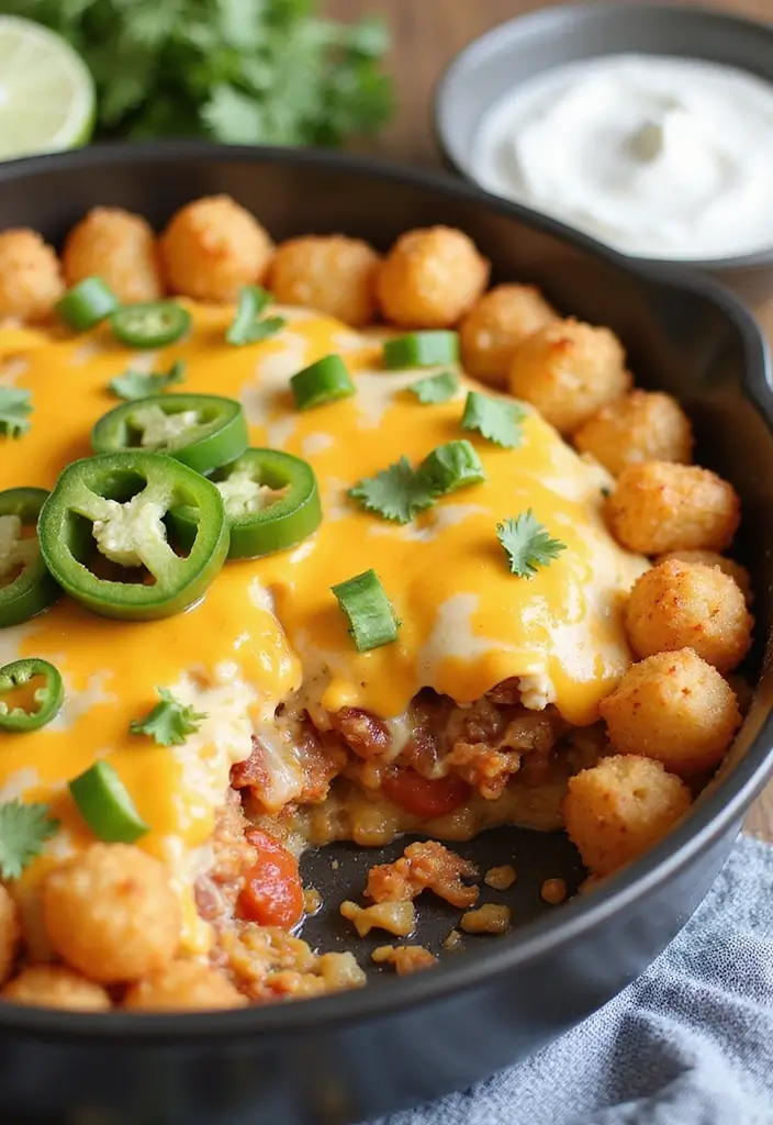 30+ Taco Tater Tot Casserole Recipes the Whole Family Will Love 57 30+ Taco Tater Tot Casserole Recipes the Whole Family Will Love - 9. Taco Tater Tot Casserole with Cream Cheese