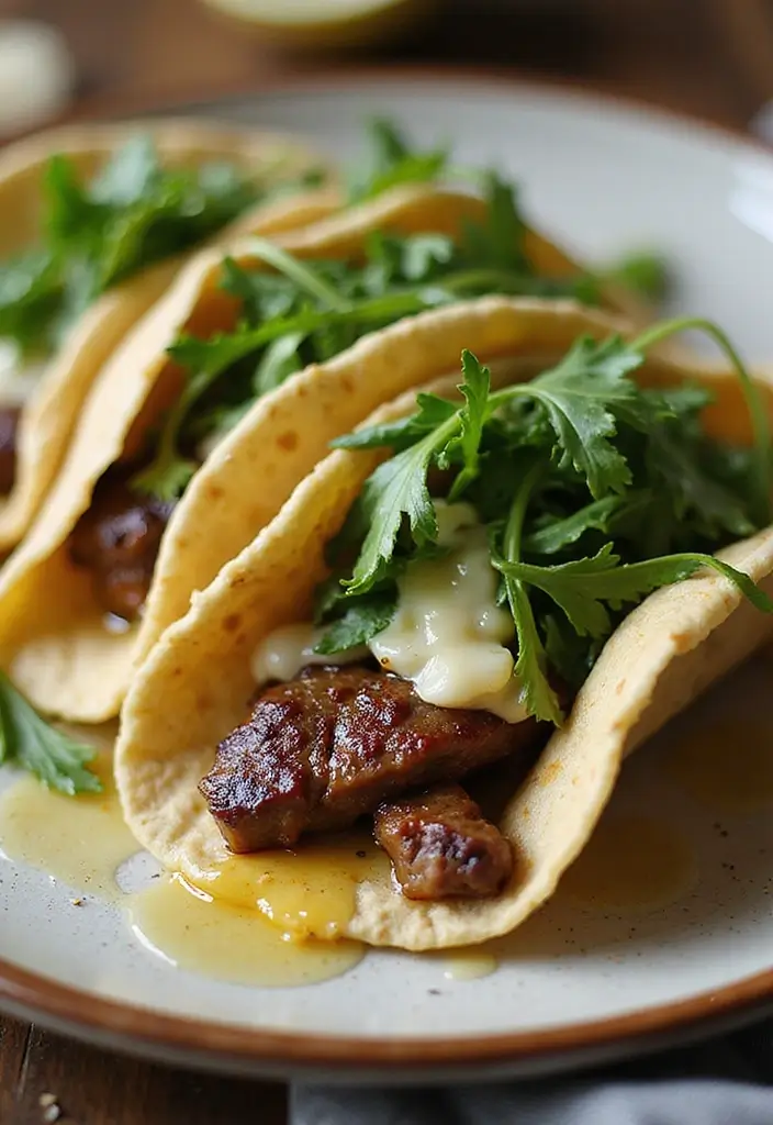 30 Top Round Steak Taco Recipes for Protein-Packed Meals 111 30 Top Round Steak Taco Recipes for Protein-Packed Meals - 17. Garlic Butter Steak Tacos