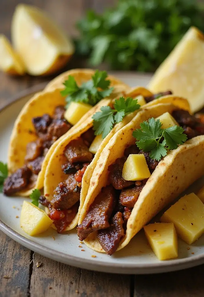 30 Top Round Steak Taco Recipes for Protein-Packed Meals 132 30 Top Round Steak Taco Recipes for Protein-Packed Meals - 20. Jerk Steak Tacos