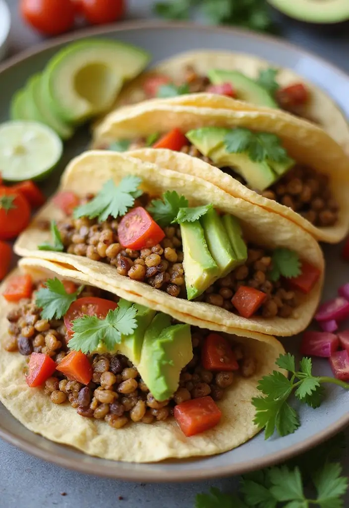 30 Vegan Taco Tuesday Recipes for Plant-Based Fun 1 30 Vegan Taco Tuesday Recipes for Plant-Based Fun - 1. Lentil Tacos: Hearty and Delicious