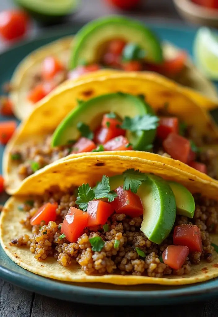 30 Vegan Taco Tuesday Recipes for Plant-Based Fun 60 30 Vegan Taco Tuesday Recipes for Plant-Based Fun - 10. Quinoa Tacos: Nutritious and Filling