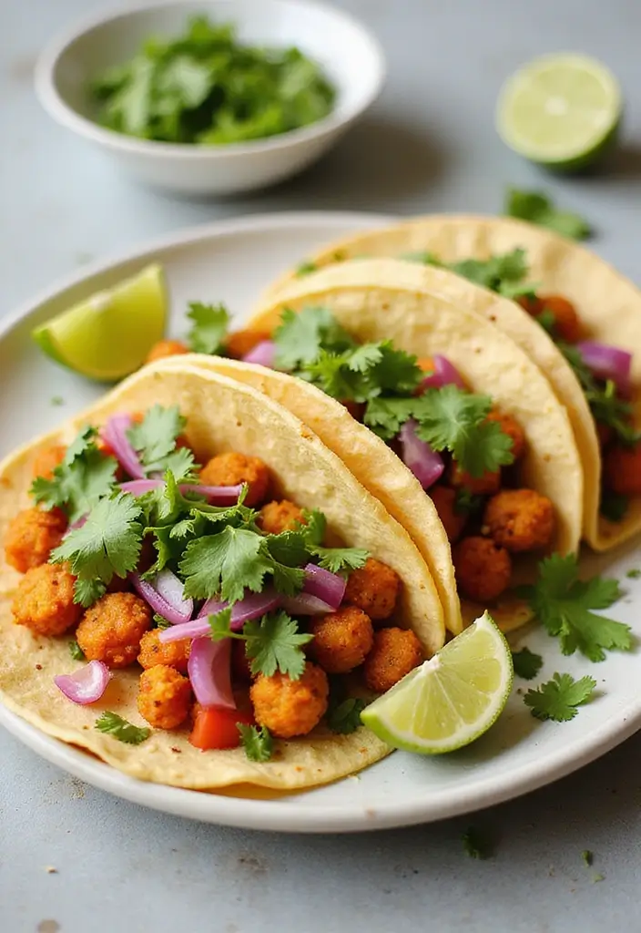 30 Vegan Taco Tuesday Recipes for Plant-Based Fun 8 30 Vegan Taco Tuesday Recipes for Plant-Based Fun - 2. Chickpea Tacos: Protein-Packed Perfection