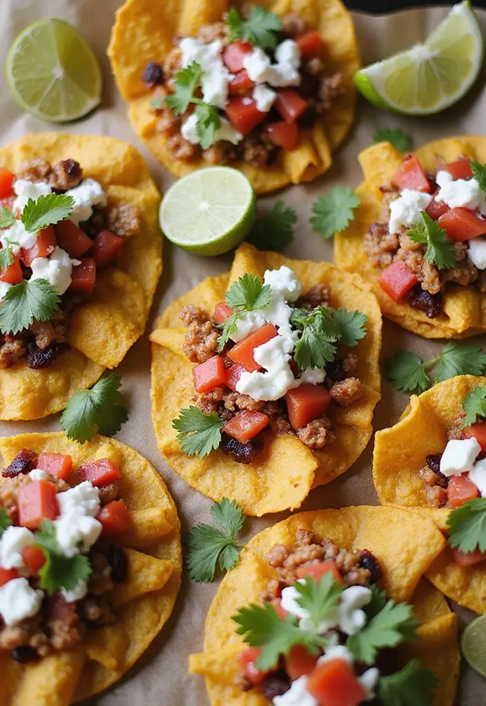 30 Vegan Taco Tuesday Recipes for Plant-Based Fun 133 30 Vegan Taco Tuesday Recipes for Plant-Based Fun - 21. Vegan Nacho Tacos: Cheesy Goodness