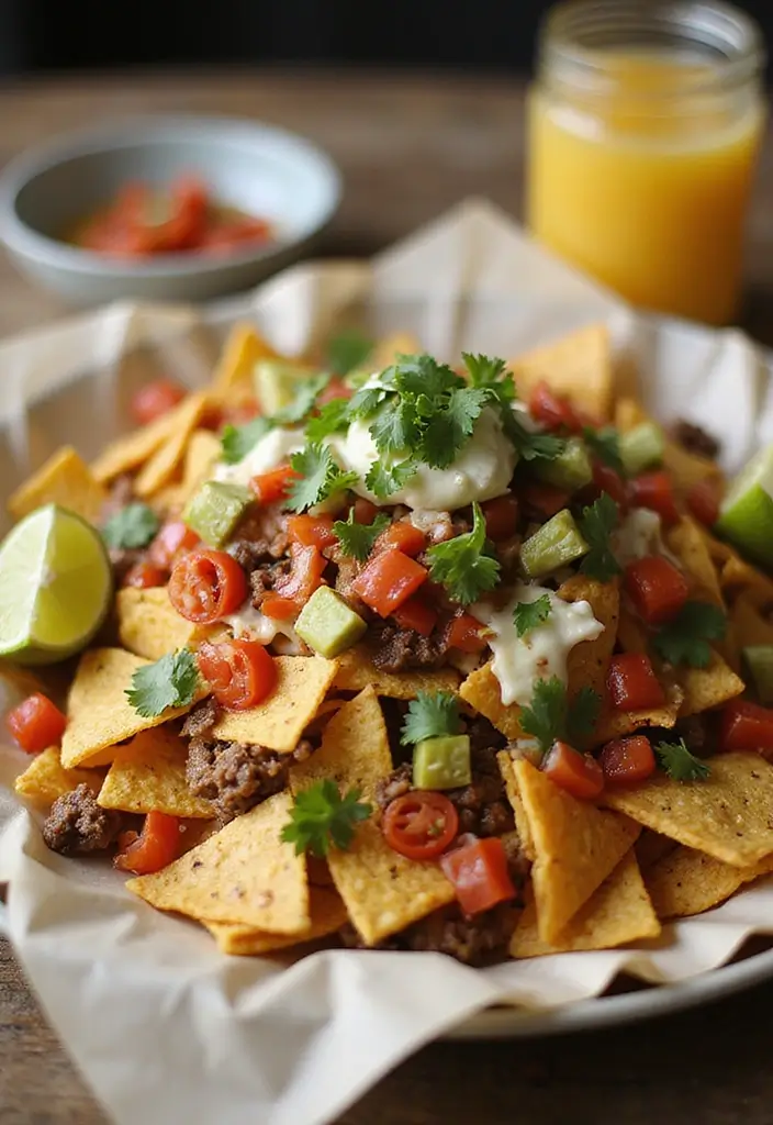 30 Vegan Taco Tuesday Recipes for Plant-Based Fun 166 30 Vegan Taco Tuesday Recipes for Plant-Based Fun - 26. Loaded Vegan Nachos Tacos: Over-the-Top Goodness