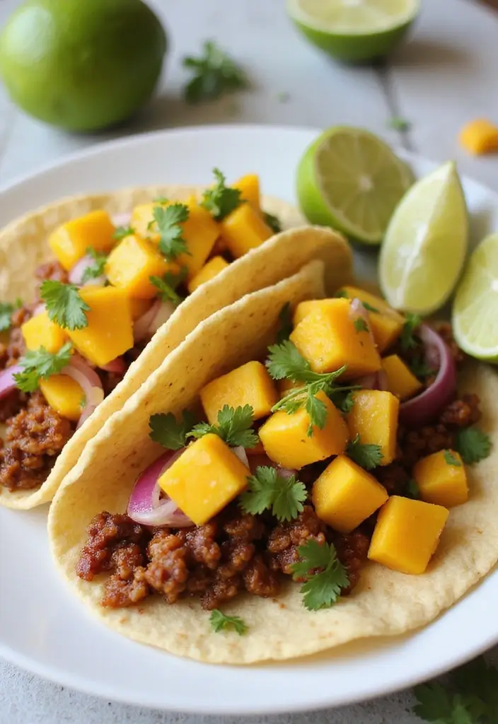 30 Vegan Taco Tuesday Recipes for Plant-Based Fun 178 30 Vegan Taco Tuesday Recipes for Plant-Based Fun - 28. Vegan Tacos with Mango Salsa: Sweet and Savory