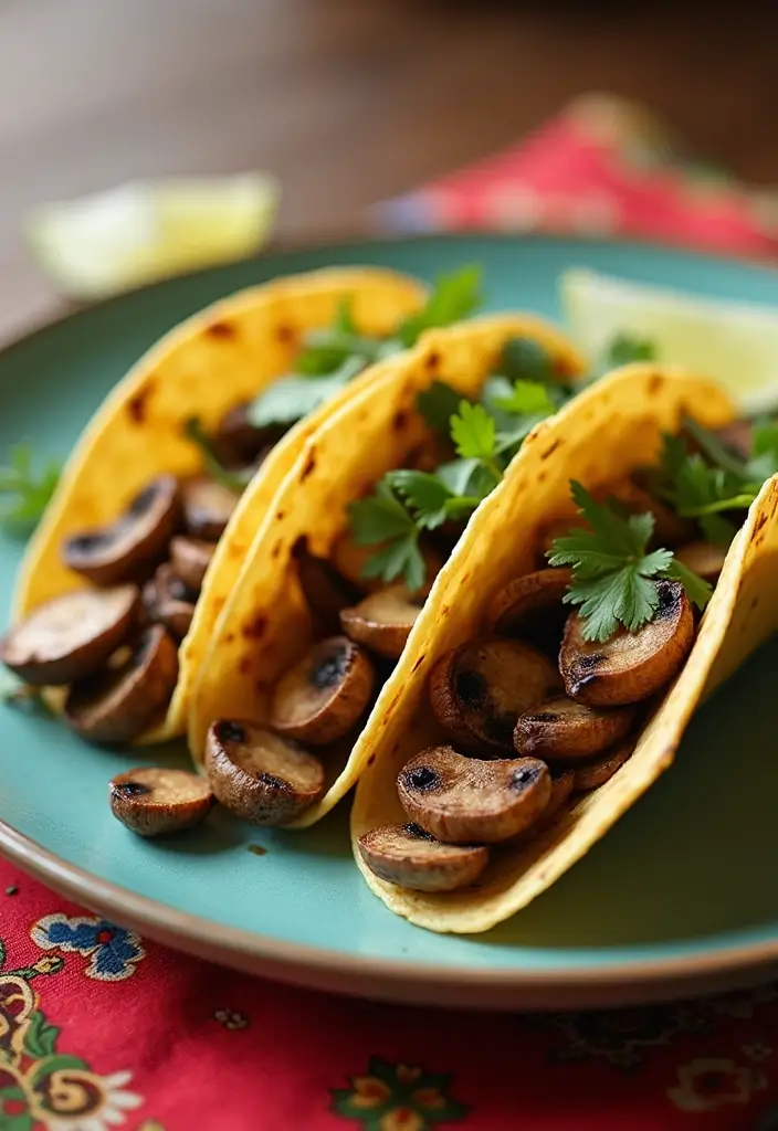 30 Vegan Taco Tuesday Recipes for Plant-Based Fun 20 30 Vegan Taco Tuesday Recipes for Plant-Based Fun - 4. Mushroom Tacos: Umami Goodness
