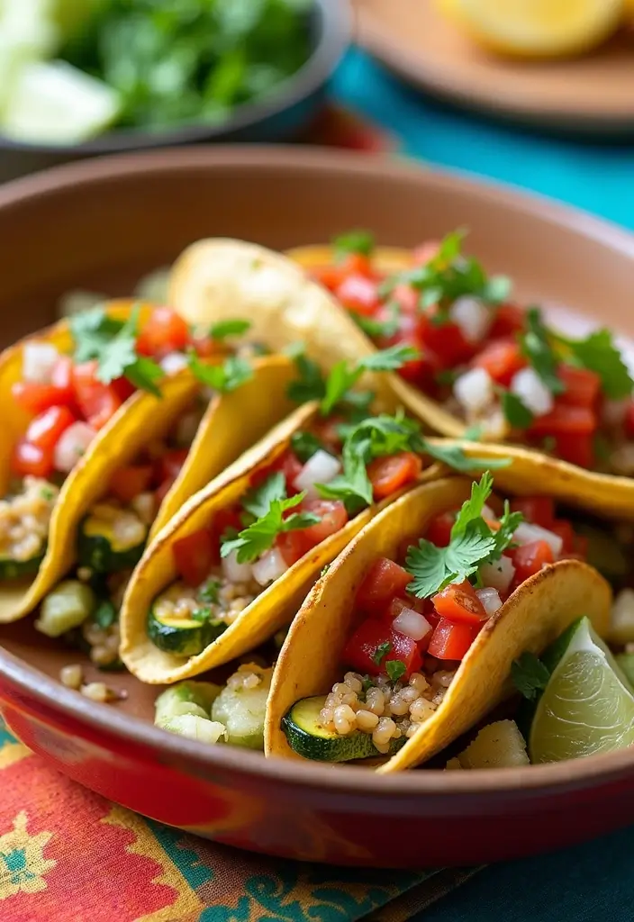30 Vegan Taco Tuesday Recipes for Plant-Based Fun 48 30 Vegan Taco Tuesday Recipes for Plant-Based Fun - 8. Zucchini Tacos: Light and Refreshing